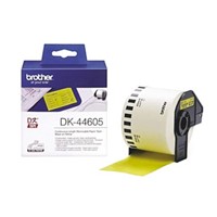 Brother Black on Yellow Label Printer Tape, 62 mm Width