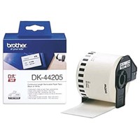 Brother Black on White Label Printer Tape, 62 mm Width