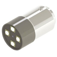 Marl BA15d LED Cluster Light, Warm White, 10 mA, 48 V ac/dc, 16mm