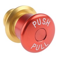 Apem Emergency Button - 2NC, Pull to Reset, 34mm, Mushroom Head