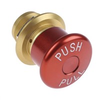 Apem Emergency Button - NO/NC, Pull to Reset, 34mm, Mushroom Head