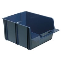 Raaco Blue Plastic Stackable Storage Bin, 186mm x 280mm x 375mm