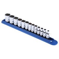 GearWrench 80306 13 Piece Rail Socket Set, 1/4 in Square Drive
