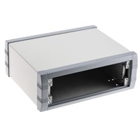 METCASE Unimet-Plus, Aluminium Project Box, Grey, 231.62 x 193.28 x 85.7mm