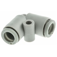 SMC Pneumatic Elbow Tube-to-Tube Adapter Push In 6 mm to Push In 6 mm