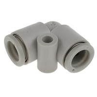 SMC Pneumatic Elbow Tube-to-Tube Adapter Push In 8 mm to Push In 8 mm