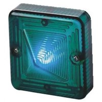 Sonora ST LED Beacon, Green LED, Flashing or Steady Light Effect, 24 V dc