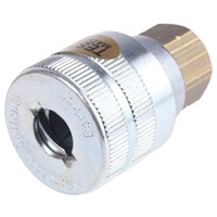 Parker Pneumatic Quick Connect Coupling Steel 3/8 in Threaded