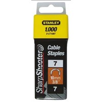 Stanley 10mm Cable Staples Cable Size 8mm Galvanized x 1000