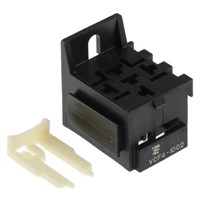 TE Connectivity 5 Pin Relay Socket, Flange Mount for use with V4 Plug-In Mini ISO Relays