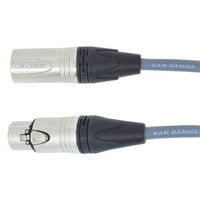 Van Damme XLR Audio Video Cable Assembly 5m Grey Male XLRS to Female XLRS