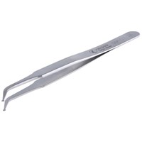 Idealtek 115 mm, Stainless Steel, Bent, Tweezers