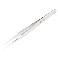 Idealtek 120 mm, Stainless Steel, Grooved, Tweezers