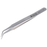 Idealtek 120 mm, Stainless Steel, Grooved, Tweezers