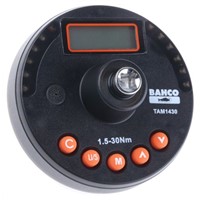 BahcoTAM1430 Square: 1/4 in Digital Torque Analyser, Range 1  22 lbf ft, 1.5  30 Nm, 13  266