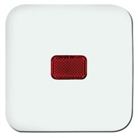 Busch Jaeger - ABB White 1 Gang Switch Cover Thermoplastic Faceplate &amp;amp; Mounting Plate