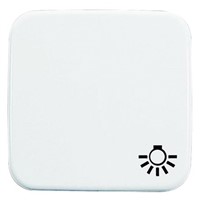 Busch Jaeger - ABB White Switch Cover Thermoplastic Faceplate &amp;amp; Mounting Plate