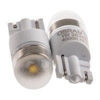 LED Lamp 26.8 mm Warm White 24 V 34 mA 10mm 55 lm