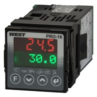 West Instruments KS20 PID Temperature Controller, 48 x 48mm, 6 Output Relay, SSR, 100 240 V ac Supply Voltage