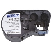 Brady Heat Shrink Cable Marker Sleeve Labelling Cartridge, For Use With BMP41 Label Printer, BMP51 Label Printer, BMP53