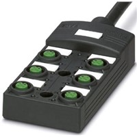 Phoenix Contact SACB Series M12 Sensor Box, 6 Port, 10m Cable Length