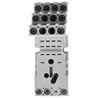 Relpol Relay Socket, DIN Rail, Panel Mount for use with R2N Series Relay
