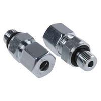 Heavy duty male stud fitting,8mm OD tube