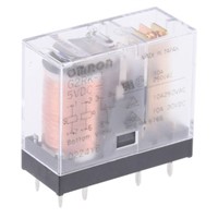 Omron SPDT PCB Mount Latching Relay - 5 A, 5V dc For Use In Power Applications