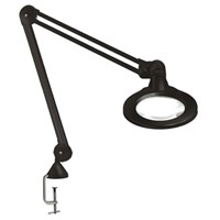 Luxo KFM ESD LED Magnifying Lamp with Table Clamp Mount, 3dioptre, 127mm Lens, 127mm Lens