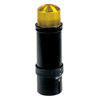 Schneider Electric XVB Yellow Xenon Beacon, 24 V ac, 24 V dc, Flashing, Tube Mount