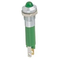 Signal Construct Blue Indicator, Screw Termination, 12  14 V, 8mm Mounting Hole Size