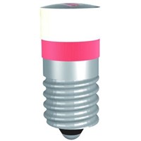 LED Reflector Bulb, E10, Yellow, Single Chip, 9.7mm dia., 12  24 V ac/dc
