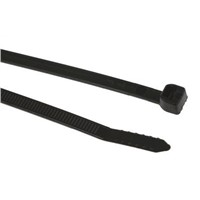 Thomas &amp;amp; Betts, Ty-Fast Series Black Nylon Standard Cable Tie, 205mm x 3.5 mm
