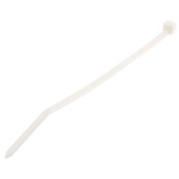 Thomas &amp;amp; Betts, Ty-Fast Series White Nylon Standard Cable Tie, 100mm x 2.5 mm