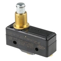 Single Pole Double Throw (SPDT) Plunger Microswitch
