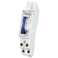 Analogue DIN Rail Time Switch Measures Hours, 230 V ac