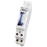 Analogue DIN Rail Time Switch Measures Hours, 230 V ac