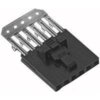 Molex 6-Way IDC Connector Socket for Cable Mount, 1-Row