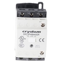 Solid State Contactor, 3P, 230 V ac, 5A , DIN Rail Mount, Screw Terminal Type
