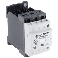 Solid State Contactor, 3P, 230 V ac, 7.6A , DIN Rail Mount, Screw Terminal Type