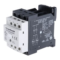 Solid State Contactor, 3P, 24 V ac/dc, 5A , DIN Rail Mount, Screw Terminal Type