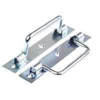 Zinc plated steel drop handle,160mm L