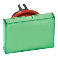 Green Rectangular Push Button Lens for use with AL6 Illuminated Pushbutton