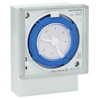 1 Channel Analogue DIN Rail Time Switch Measures Hours, 230 V