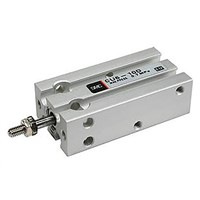 SMC Pneumatic Compact Cylinder 10mm Bore, 10mm Stroke, CU Series, Double Acting