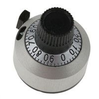 Rotary Switch Dial, Dial, for use with Precision Potentiometers or Other Rotating Devices Up to 15 Turns