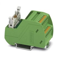 Phoenix Contact VIP-2/PT/FLK14/LED/PLC Series Interface Relay Module, 14-Pin Male IDC, Push In Terminal