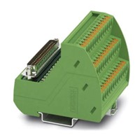 Phoenix Contact VIP-3/PT/D25SUB/F/LED Series Interface Relay Module, 25-Pin Female D-Sub, Push In Terminal , DIN Rail