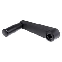 Polymer handle w/steel insert,128mm L