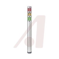 Patlite ME LED Beacon Tower - 3 Light Elements, Amber, Green, Red, 24 V dc
